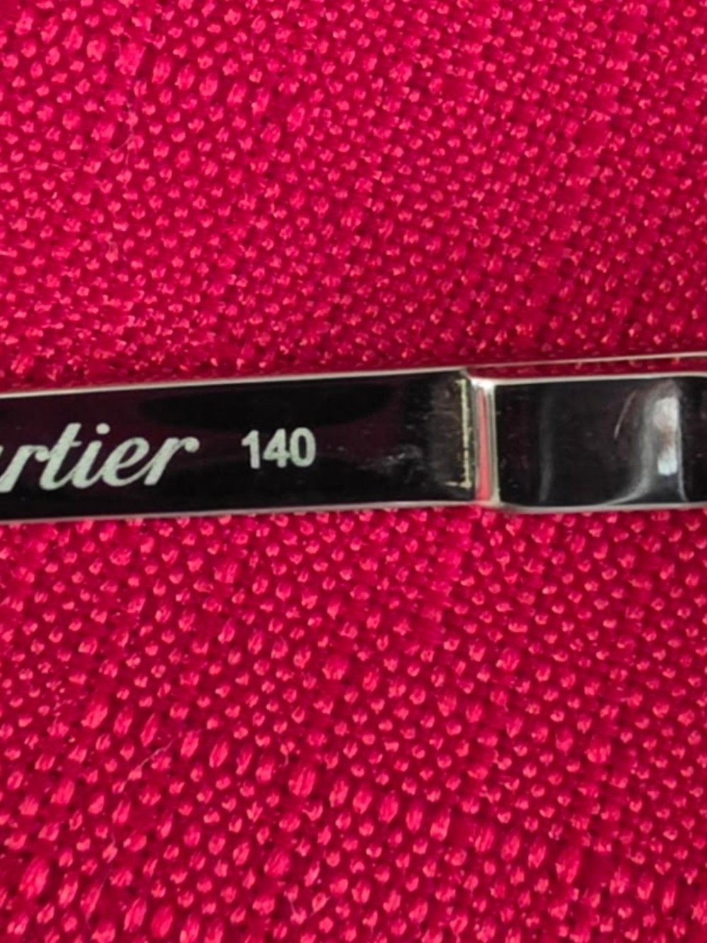 Cartier Sunglass Arm - Silver